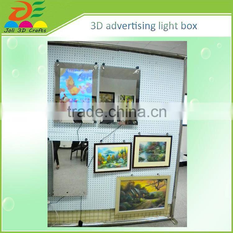 Dongguan supplier 3d stereoscopic effect poster outdoor light box