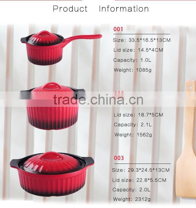 New product Industrial ceramic Soup Pot ceramic cooking pot Milk Pot