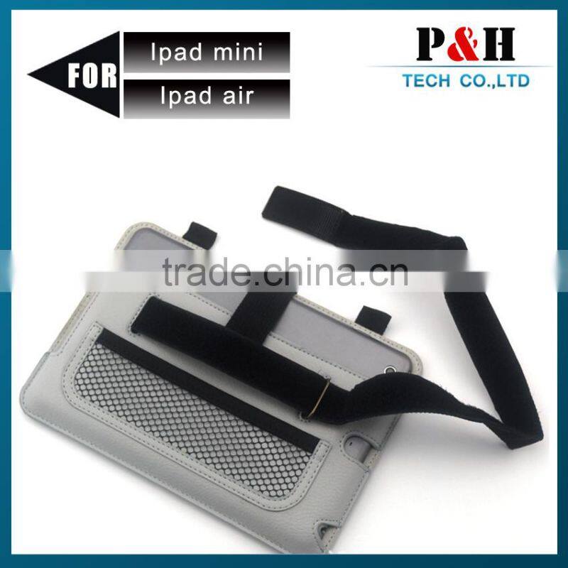 hot new products for 2015 backseat leather case for ipad 6