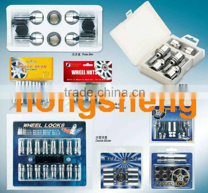 carbon steel 3/4'' hex variable PCD dacromet wheel bolt