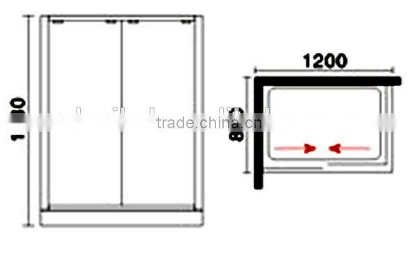 Rectangle complete best seller customed size shower room