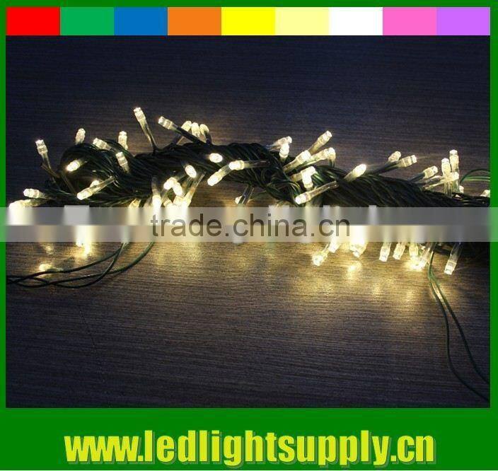 Pretty 100 led 12v fairy string lights warm white for decoration