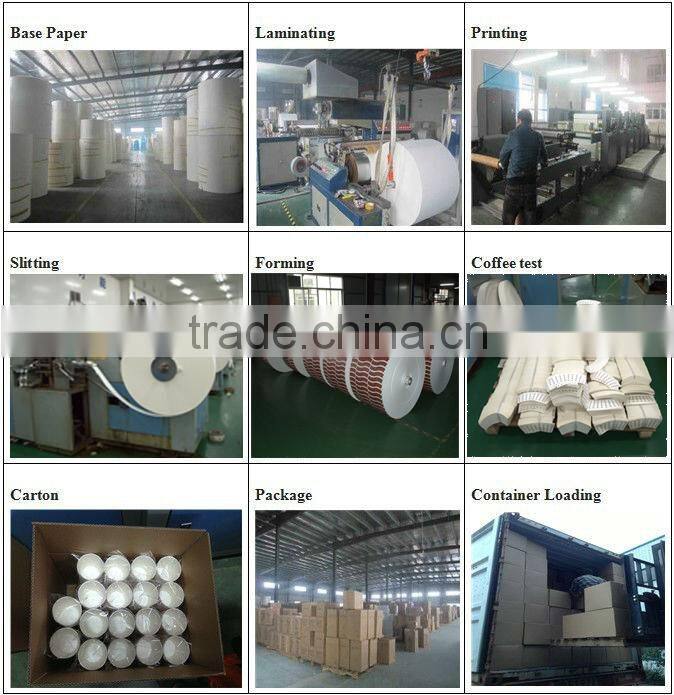 New ripple wall paper cup from paper threading machine