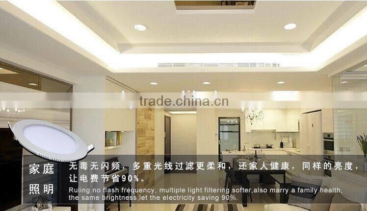 Round / Square Shape Residential Lighting LED Panel Light 6w-18w-24w (Ultra slim)