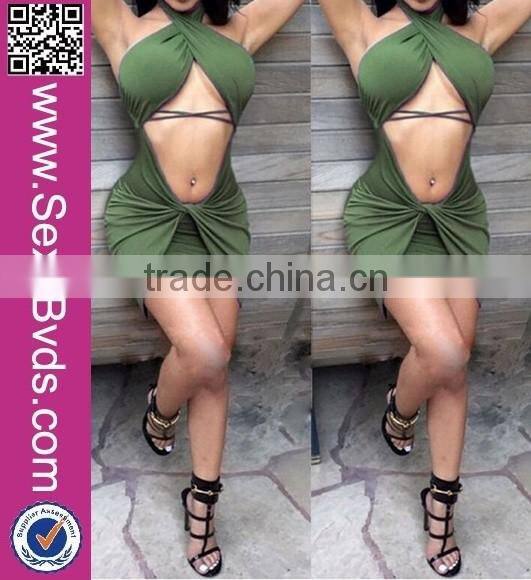 latex wholesale sleeveless dress for women cotton bandage dress hollow out bodycon 2016 fashion dress