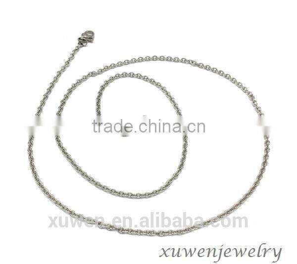 2.2mm o type italian standard stainless steel chain