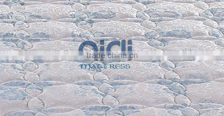 3D Mesh Fabric Sky Blue Independent Pocket Spring Single Dormitory Foam Mattress AC-1212