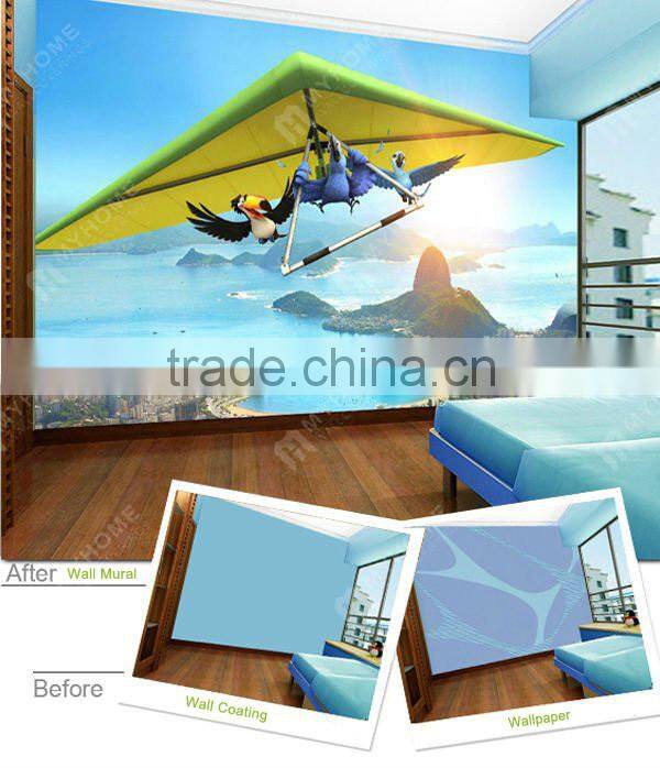 cartoon design wallpaper murals for kids room decor