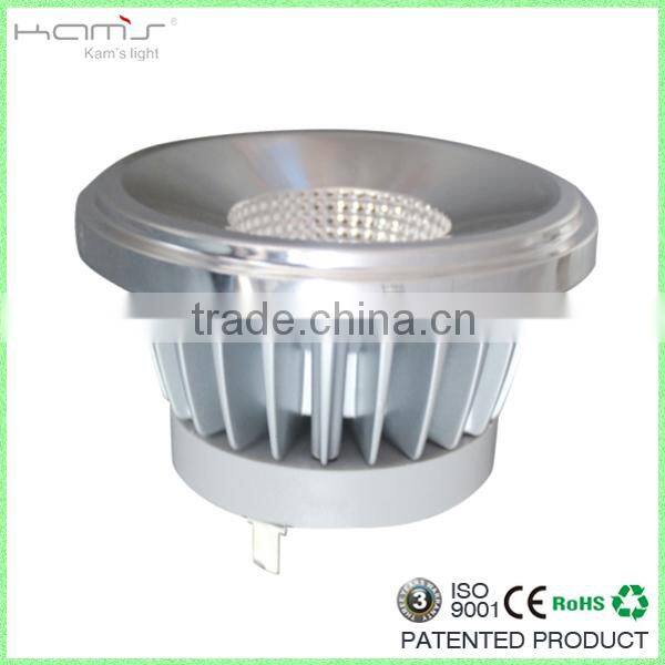 Factory Price 15W Dimmable COB High Quality 2015 LED Spot Light GU10