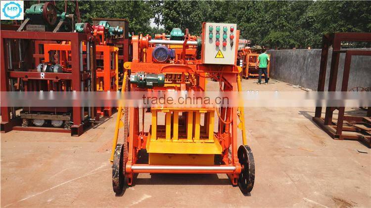 Vibration Molding QMY4-45 low energy cost high output egg layer block machine