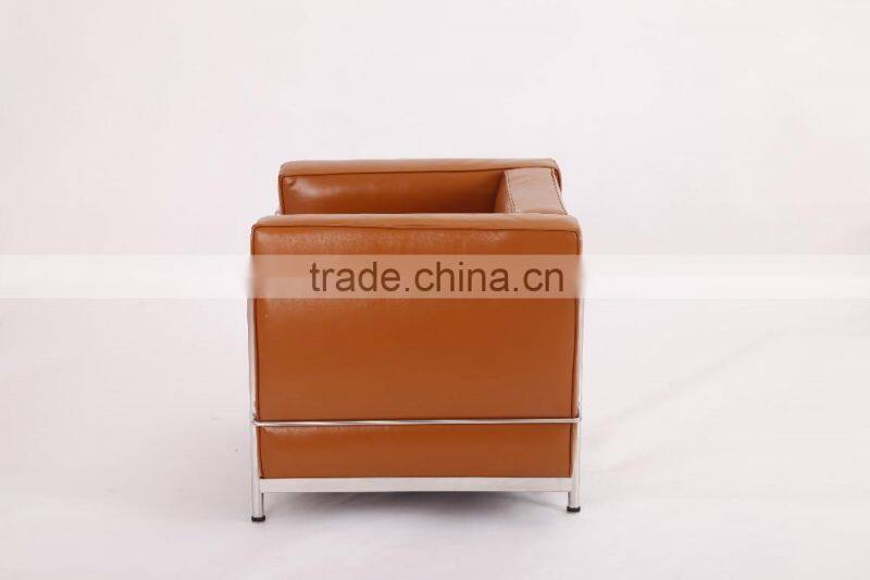 Alibaba Bauhaus furniture supplier Le Corbusier LC2 sofa replica