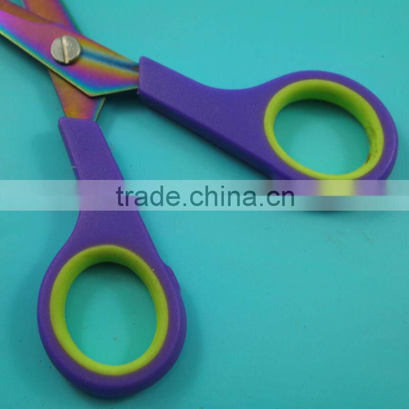 Fashional stainless steel colorful scissor