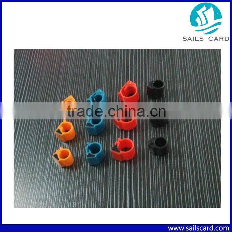 TK4100/EM4100 chips RFID Chicken, bird, pigeon foot ring 125KHZ frequency
