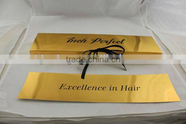 customize rigid paper hair packaging box