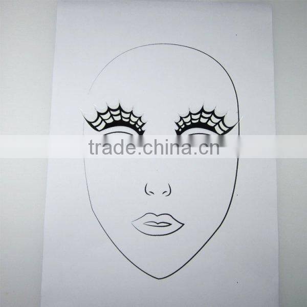 Custom sparkling clown eyelid sticker rhinestone eye tattoo sticker makeup eye sticker factory