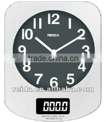 2014 fashion design with wall clock scale