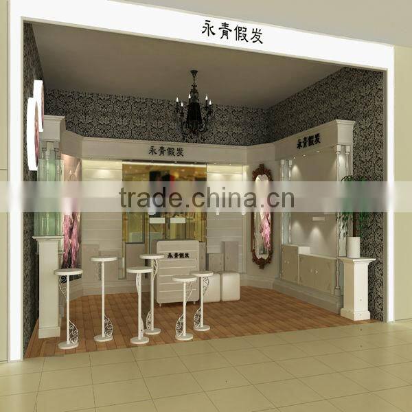 Brazilian remy hair display racks/curly hair displays/straight human hair display fixture