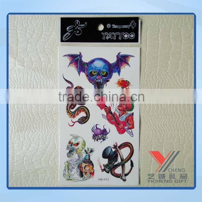 Cool body temporary tattoo for boys