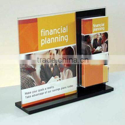 Clear acrylic cup or glass cup tray bar serving tray