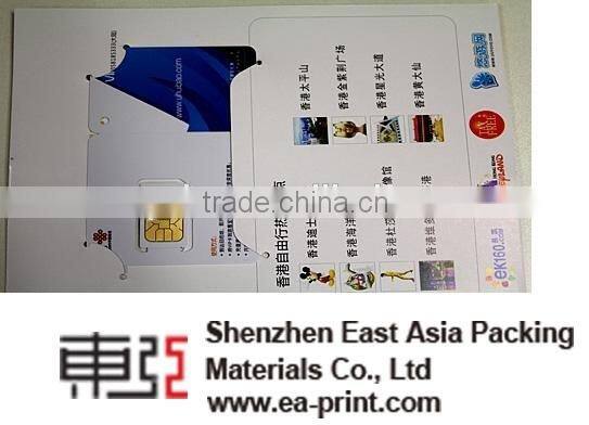 East Asia Packing Materials Custom SIM CARD PACKING(STANDARD/MICRO/NANO SIM CARD)