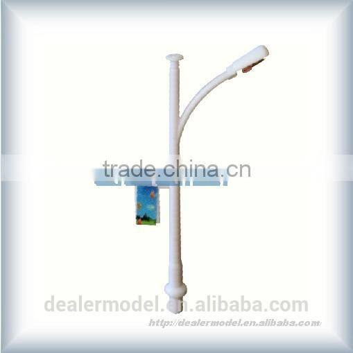 White architectural scale plastic model lamp--09100-14,scale model lamp,good light,architectural model light ,LED light
