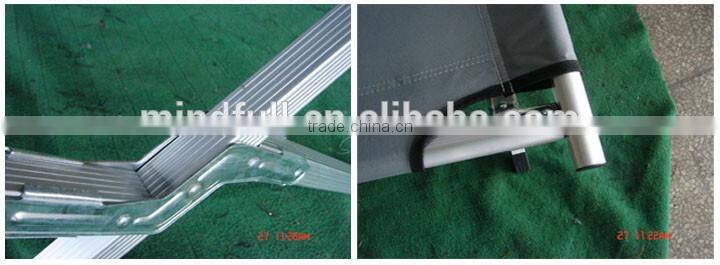 OEM Wholesale Lightweight Metal Cot Military Camping Folding Bed