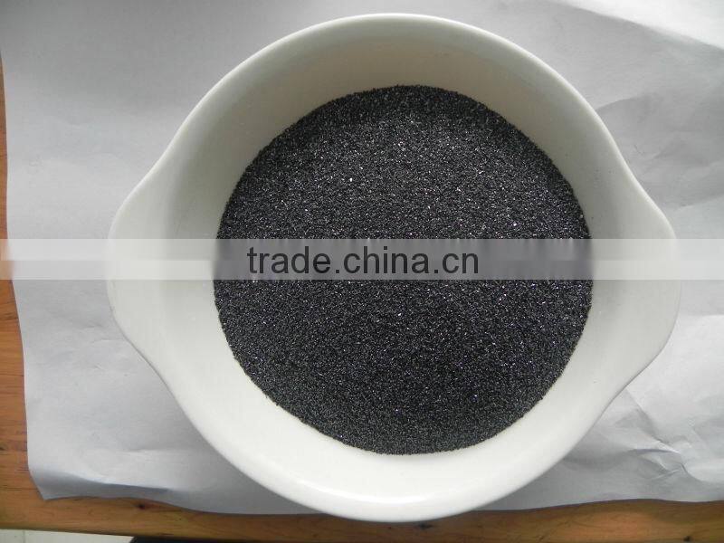 98.5%min black silicon carbide/carborundum for abraive/refractory/steelmaking