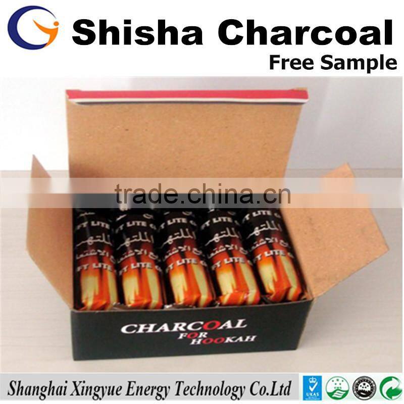 Natural wood shisha charcoal tablets