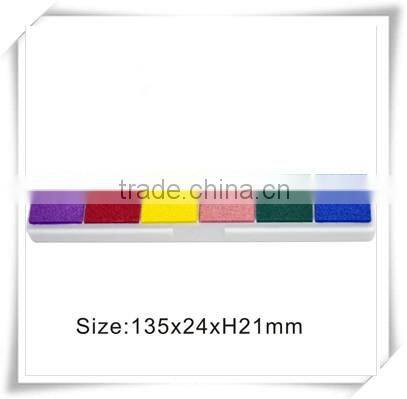 colorful sponge ink stamp pad