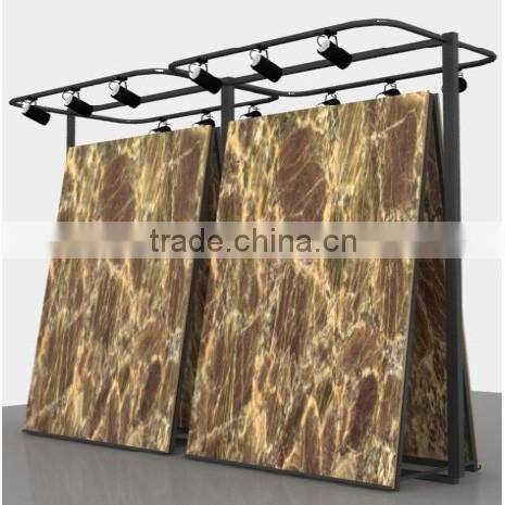 Metal Staggered Tile Display Stand