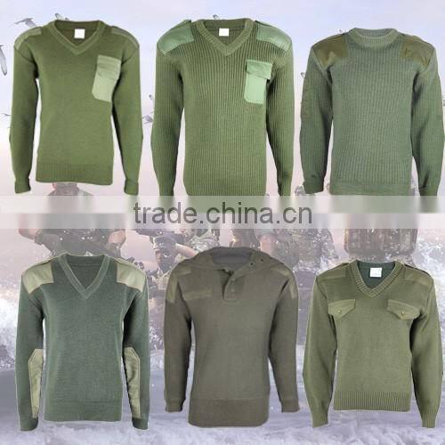 military wool sweater keep warm army sweater professional commando pullover