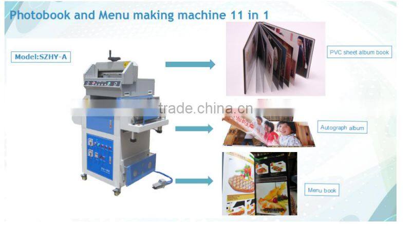 Professional Multi-functions photo album making machine