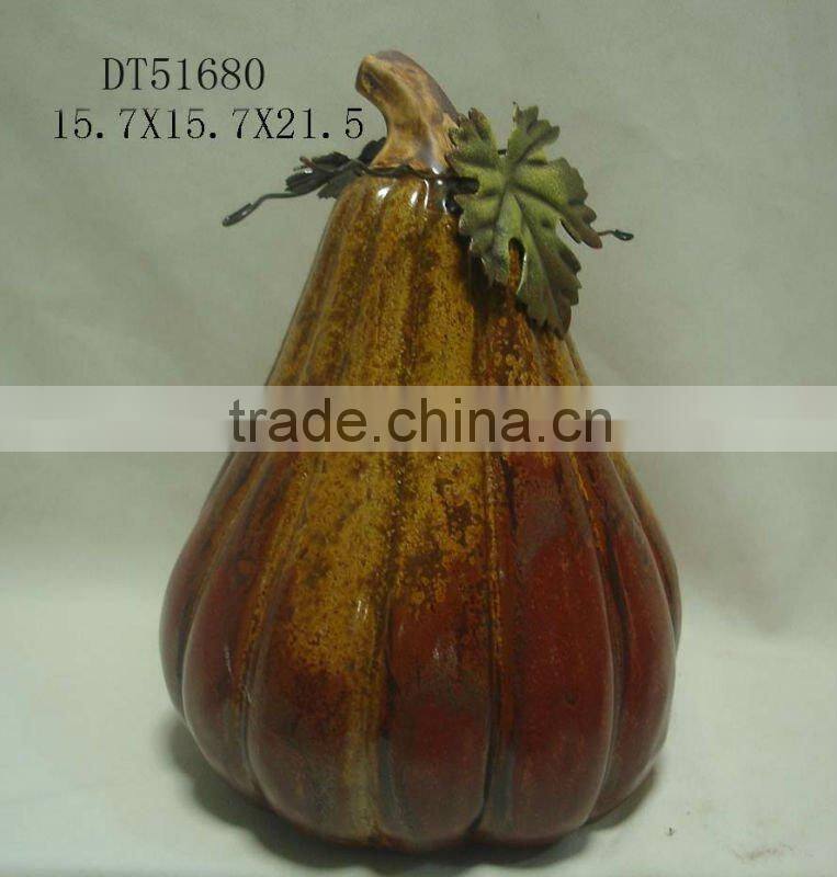 Ceramic Halloween Pumpkin