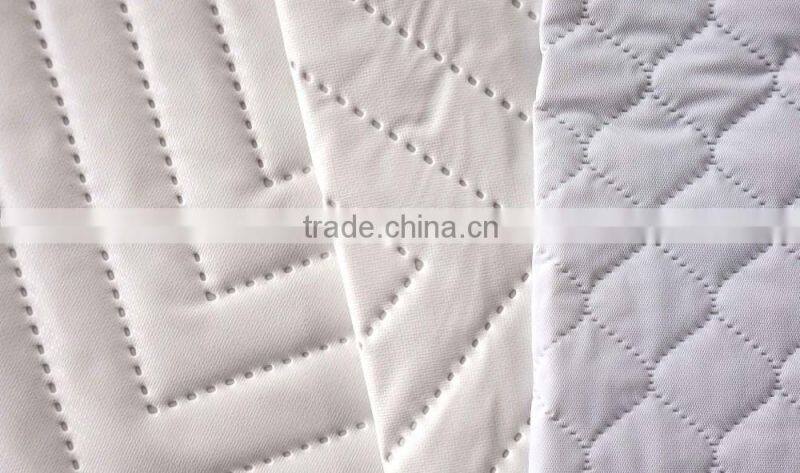 White Hotel Bedding Waterproof Cotton Quilting Fabric