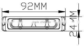 Flashing lighthead led warning amber surface mount amber strobe light LTDG-T4-1