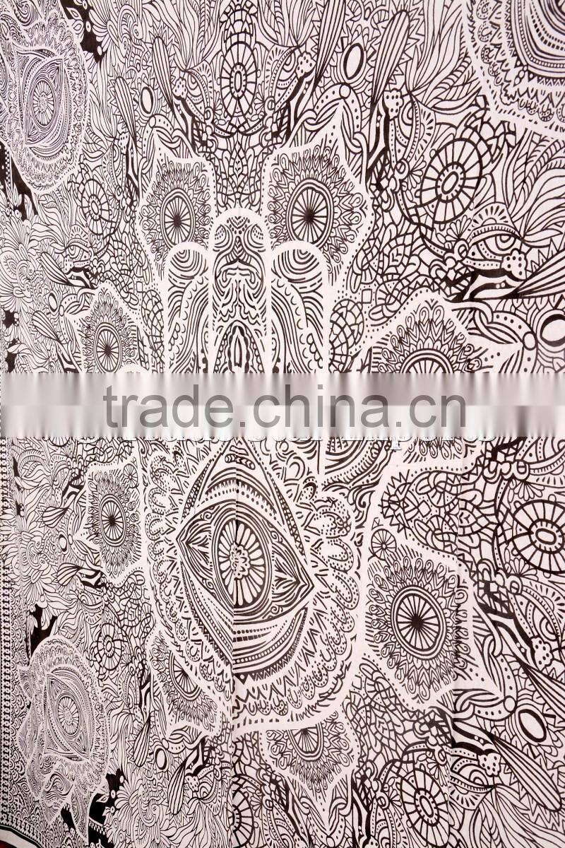 Hamsa Hand Tapestry Hand of Fatma Islamic Wall Art Wholesale Printed Indian Tapestries Hippie Throw