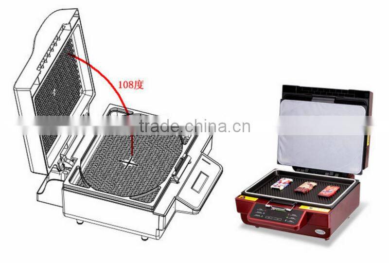 Semi-Automatic Automatic Grade and Heat Press Machine,3D Heat Transfer Type sublimation vacuum heat press machine