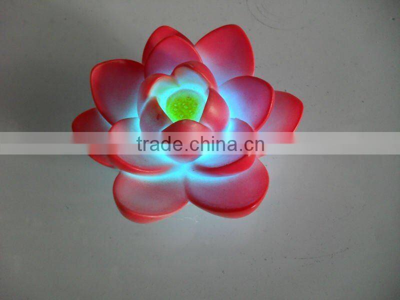 Beautiful Swimming Pool Products, Yellow Floating Flower LED Lights P1964