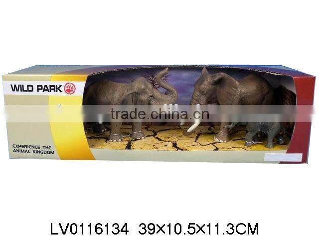 Hot-selling realistic non-toxic plastic animal toys,zoo animal set toy for sale