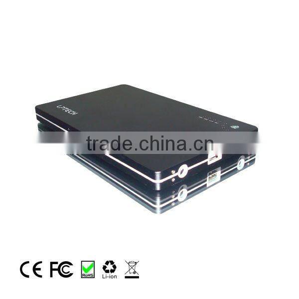 20000mAh rechargeable external battery pack 12v for laptop