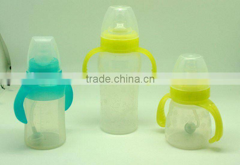 high quality food grade baby feeding bottle with spoon