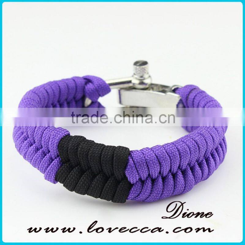 paracord survival bracelet adjustable buckle bracelets for outdoor emergency
