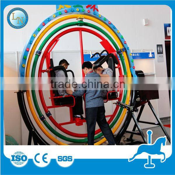Outdoor playground equipment human gyroscope ride!!! Amusement park ride gyroscope ride for sale