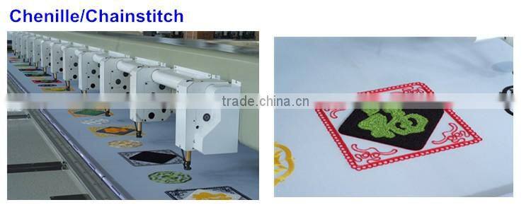 single head embroidery machines with prices(double sequin+chenille+simple coiling)