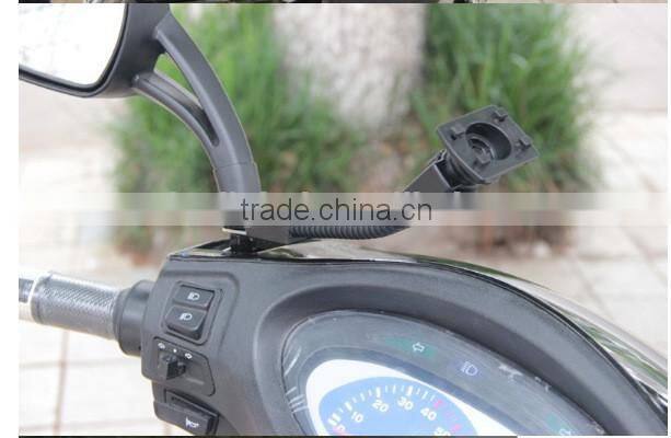 smart phone holder motorcycle rearview mirror mount for all mobile phone GPS 360 degree rotate new arrival