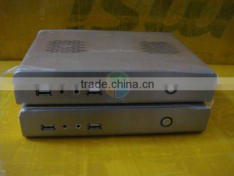 Fanless Mini PC Systems full alluminum with Intel Celeron dual core C1037U 1.8GHz 2G RAM HD Graphics