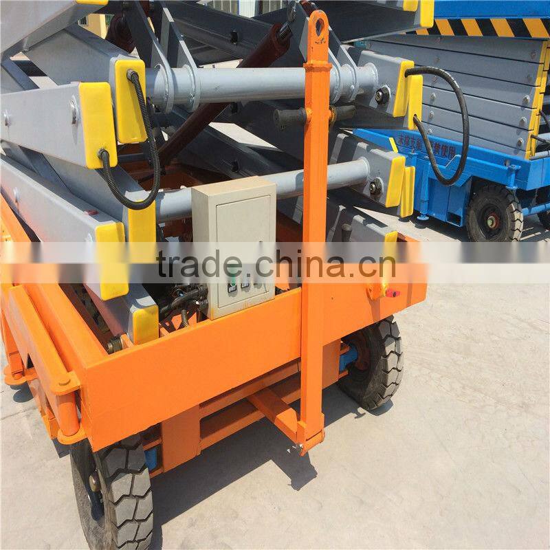 Best selling electro-hydraulic scissor lift mobile hydraulic scissor lift