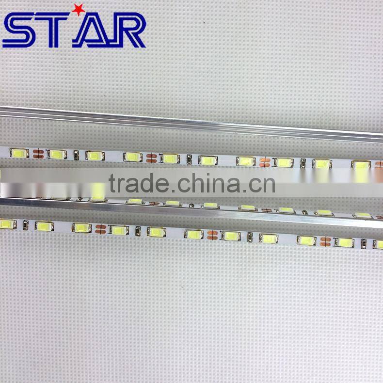 Aluimnum SMD5730 12V 4mm 90leds/meter slim rigid led bar strip light