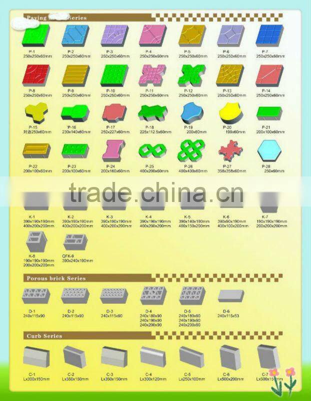 Press to make bricks QT4-15B price on concrete block machine