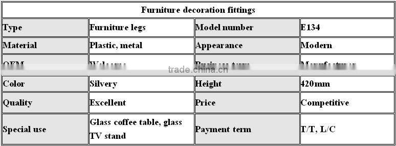 modern contemporary metal furniture legs